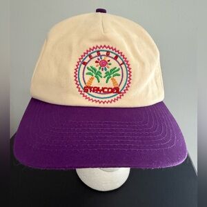 Staycool Purple and Cream Embroidered Cap *NEW WITHOUT TAGS*